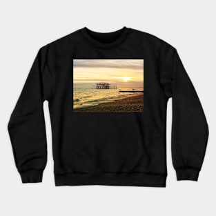 Brighton Beach Sunset Crewneck Sweatshirt